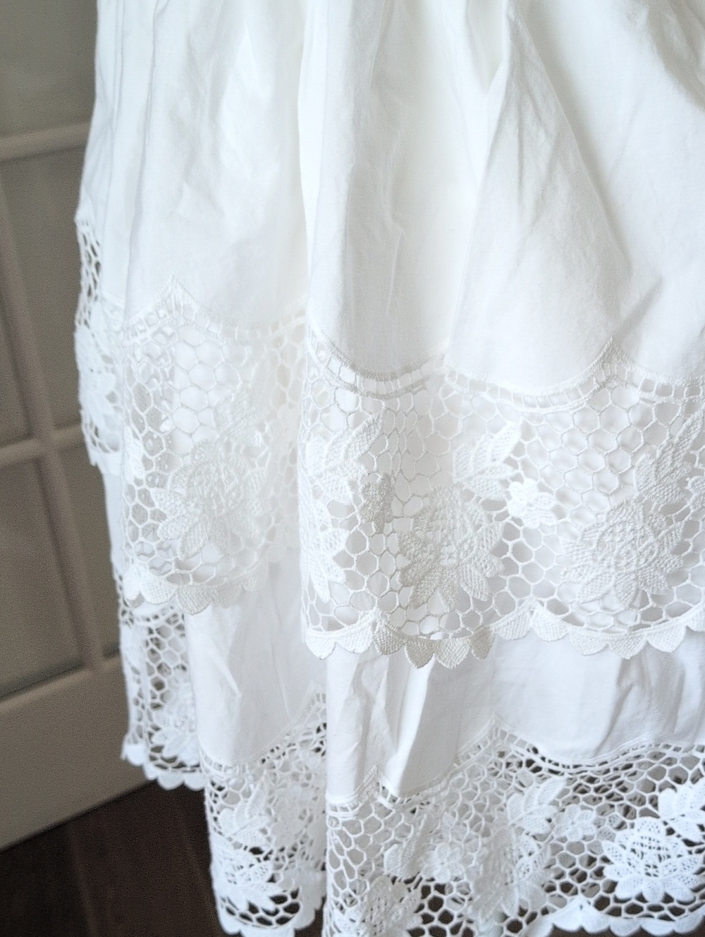 NWT Steve Madden White Cotton Halter Summer Robyn Mini Dress Small - Picture 5 of 13